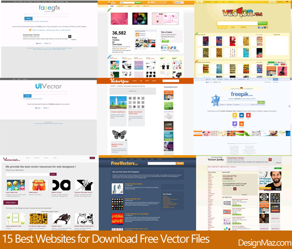 15 Best Websites for Download Free Vector Files