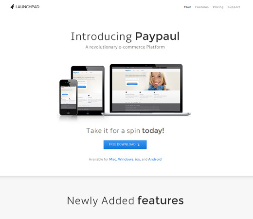 Launchpad Product Service Launch Responsive web Template