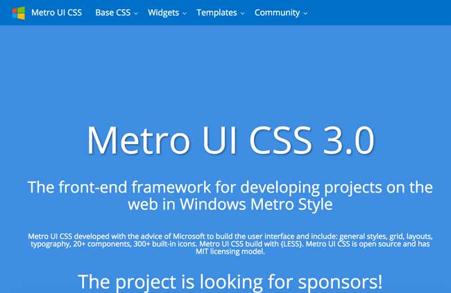 Metro-UI-CSS
