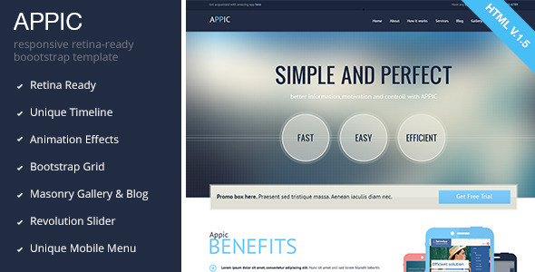 Appic - Business & Technology Bootstrap Template