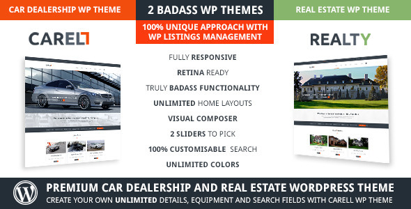 Carell - Real Estate & Car Dealership WP Theme