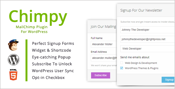 Chimpy - MailChimp WordPress Plugin