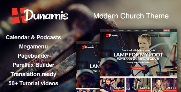 Dunamis - Modern Church theme