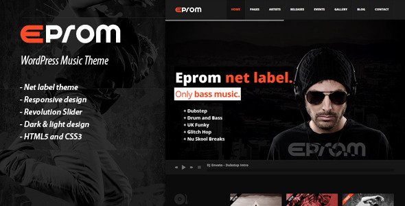 EPROM - WordPress Music Theme