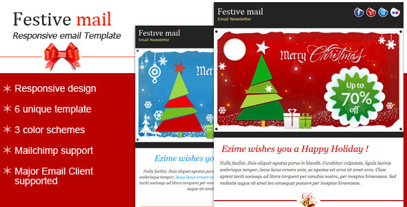 Festive2 - Christmas Newsletter Template