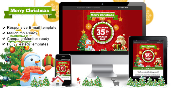 Happy Holiday – Responsive Email Templates