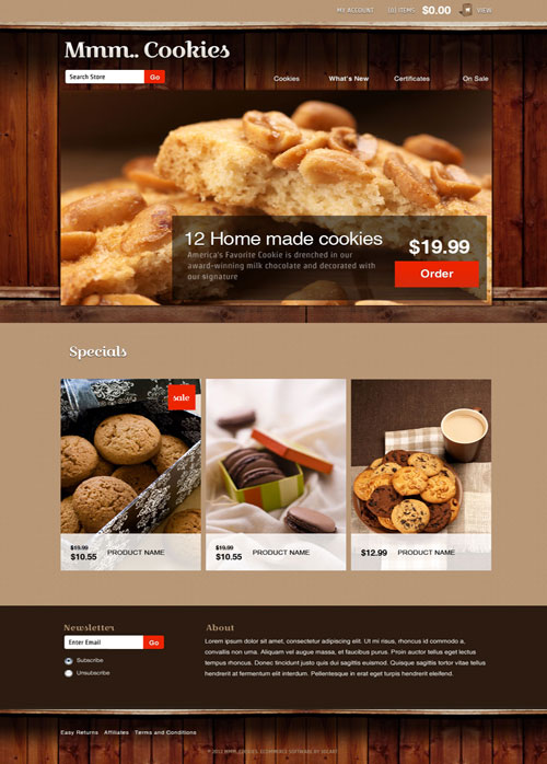 Home-Baked-Ecommerce-Templates