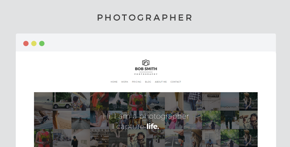 Photographer - A WordPress Theme For Photographers