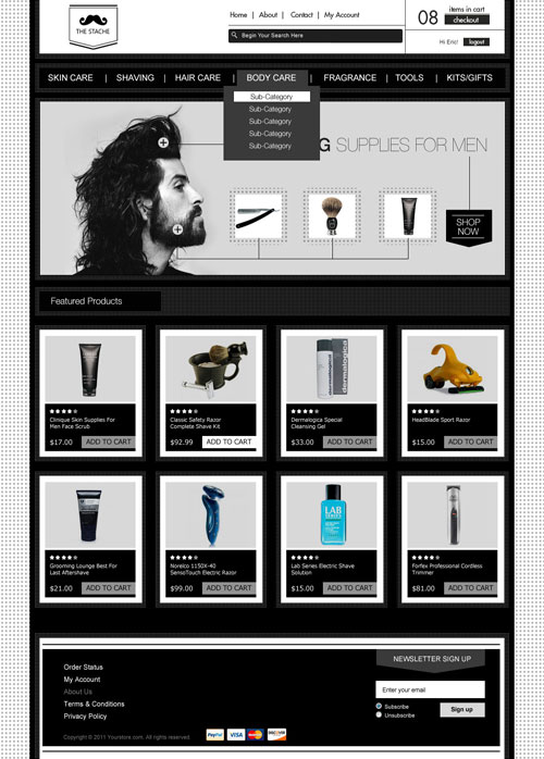 The-Stache-Ecommerce-Templates