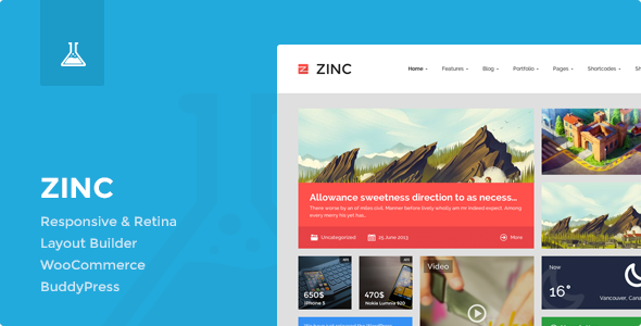 Zinc - Multi-purpose WordPress Theme