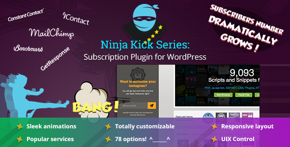 ninja-kick-subscription-wordpress-plugin
