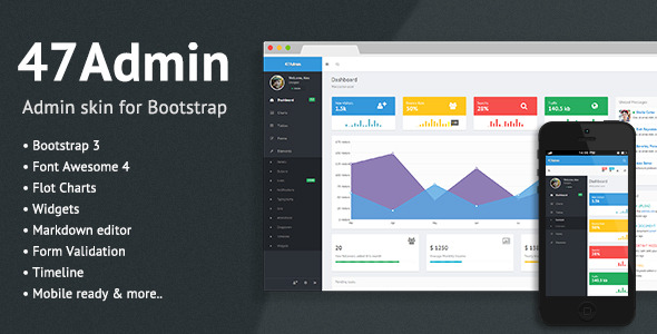 47Admin - Bootstrap Admin Skin