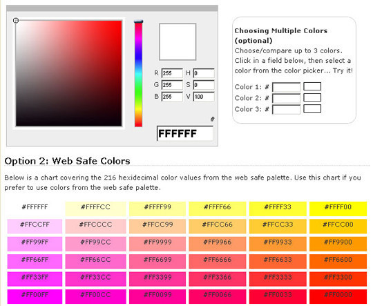 CSS Color Codes