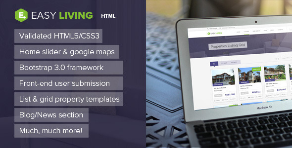 Easy Living - Real Estate HTML Template