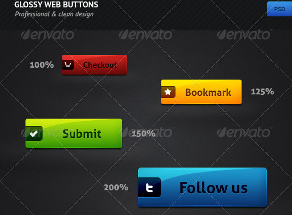 Glossy-Web-Buttons