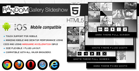 HTML5 Random Gallery Slideshow
