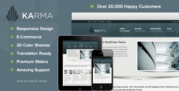 Karma - Responsive WordPress Theme
