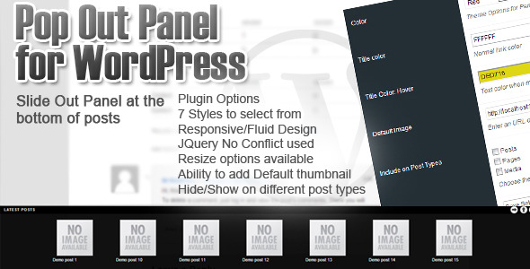Pop Out Panel for WordPress