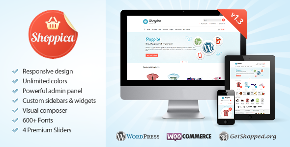 Shoppica - Responsive E-commerce WordPress Theme