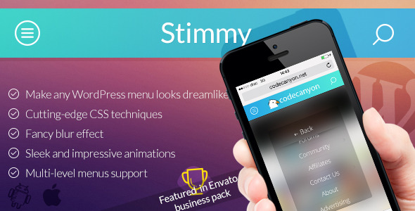 Stimmy - Responsive Mobile Menu for WordPress