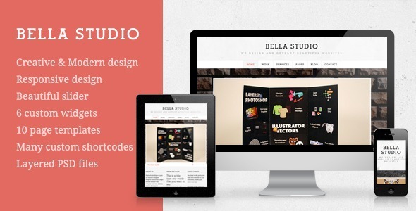 Bella Studio - Creative Portfolio WordPress Theme