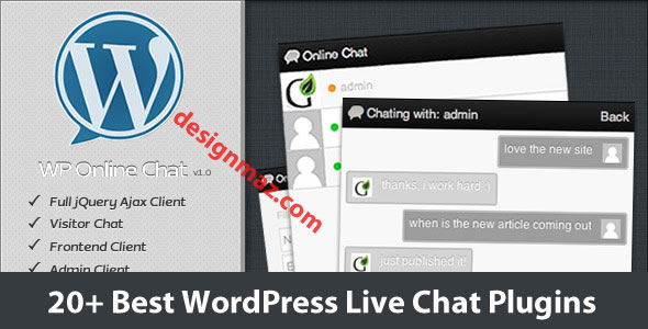 20+ Best WordPress Live Chat Plugins - DesignMaz