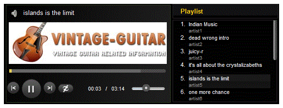 html5 audio playlist player