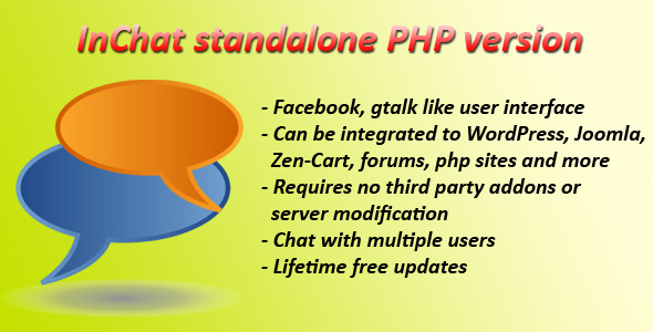 In Chat Standalone PHP version