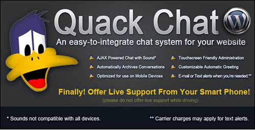 WP – Quack Chat Live Chat System