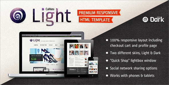 Callisto - Premium Responsive e-Commerce Template