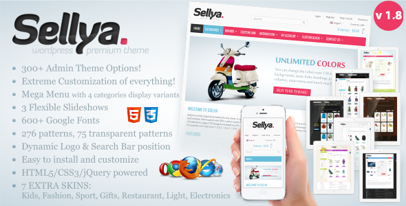 Sellya - Responsive WooCommerce Theme