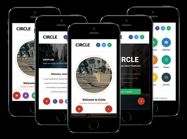 circle-mobile-tablet-responsive-template