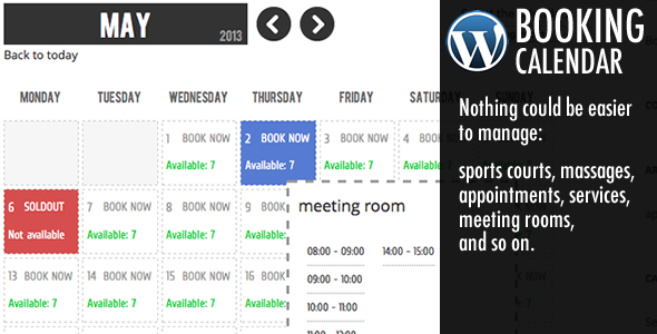 15+ Best WordPress Booking Calendar Plugins - DesignMaz