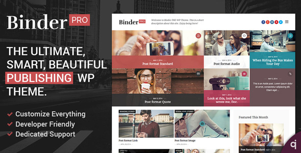Binder PRO - Publishing Multi-Purpose WP Theme