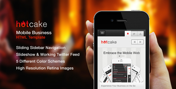 HotCake - Mobile Business HTML Template