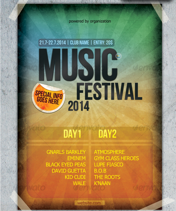 Music Festival Poster & Flyer