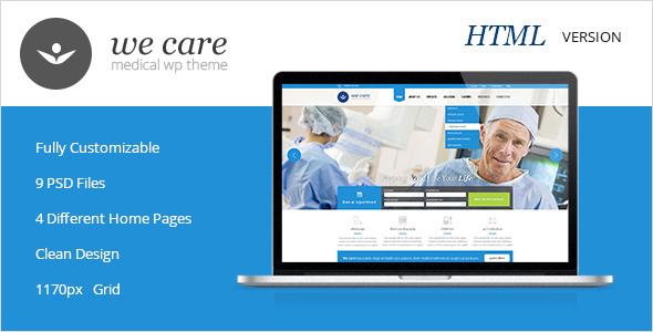 We Care - Premium Medical HTML Template
