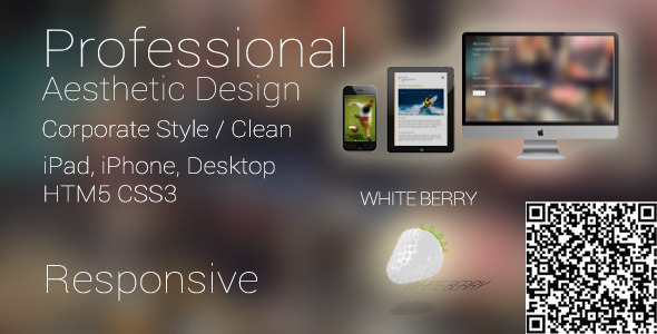 White Berry Responsive Business Mobile Template