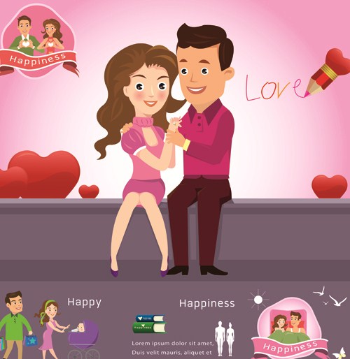 couples-and-business-infographics-vector-02