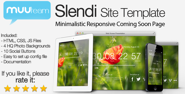 slendi-responsive-html-coming-soon-page