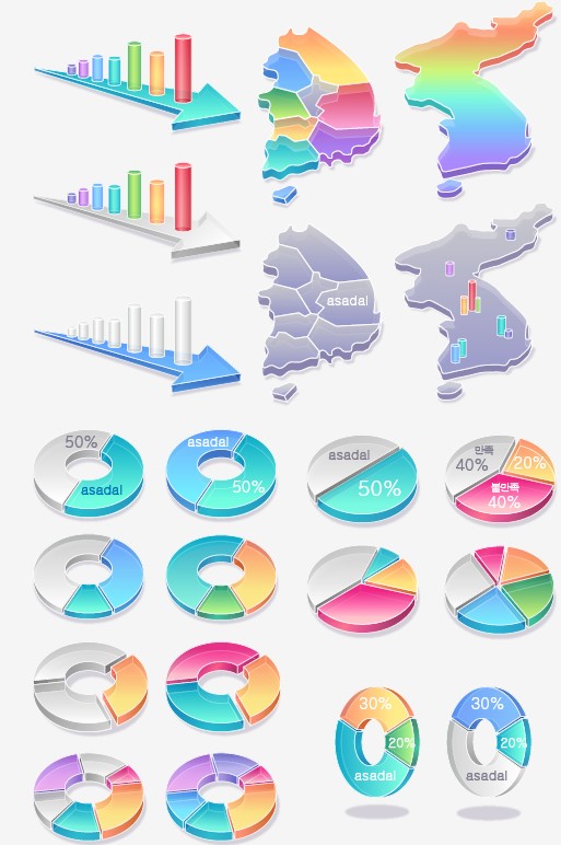 vector-infographics-design-elements-set