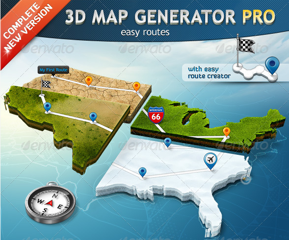 3D Map Generator Pro – Easy Routes