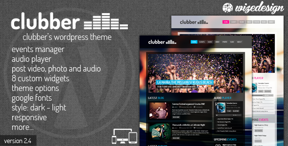 Clubber - Events & Music WordPress Theme