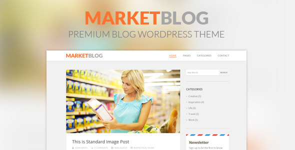 MarketBlog - Premium Blog WordPress Theme