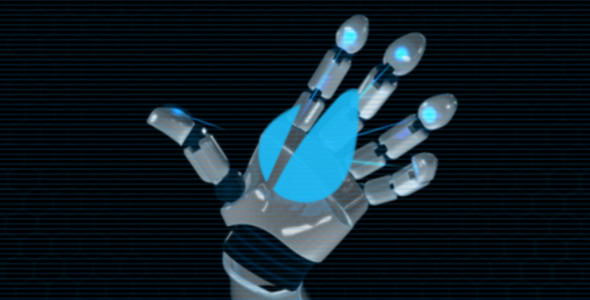 Robot Hand Logo