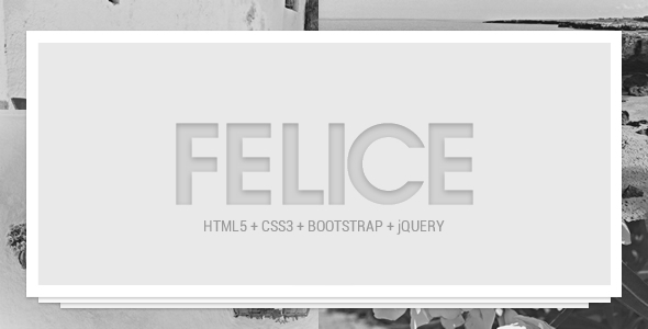 Felice - OnePage - Multipage - Bootstrap Template