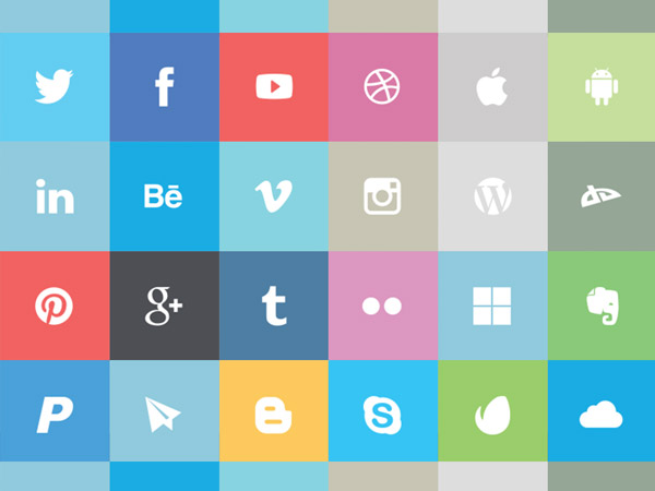 Free-Flat-Social-Icons