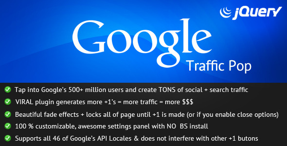 Google Traffic Pop