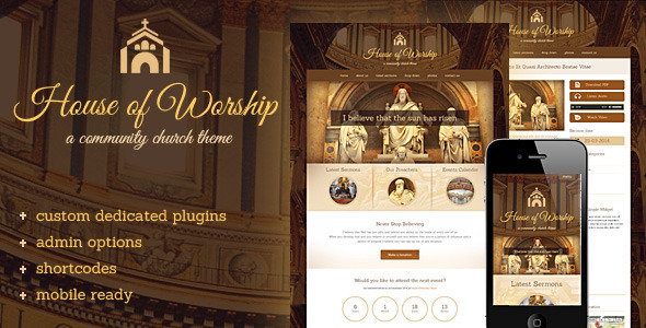 House Of Worship - Church WordPress Theme