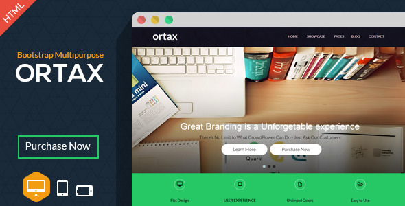 Ortax - Bootstrap Multipurpose Template
